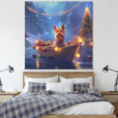 Toile Voyage de Noël de Terrier australien (Insitu(Chambre))