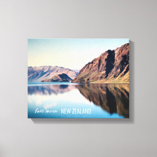 Toile Voyage du lac Hawea New Zealand Otago