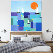 Toile Voyage en mer radiant (Insitu(Chambre))