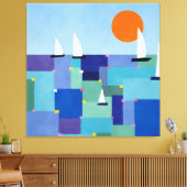 Toile Voyage en mer radiant (Insitu(Salon))