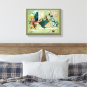 Toile Voyage en train de la famille des chats, Louis Wai (Insitu(Chambre))