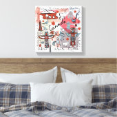 Toile Voyage mondial - Canada (Insitu(Chambre))