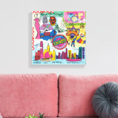 Toile Voyage mondial - Hong Kong (Insitu(Salon))