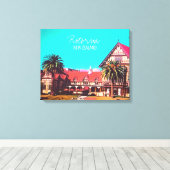 Toile Voyage Nouvelle-Zélande musée Rotorua (Insitu (Plancher de Bois))