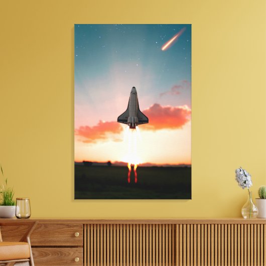 Toile Voyage spatial (Insitu(Salon))