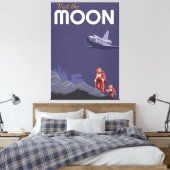Toile Voyage sur la lune (Insitu(Chambre))