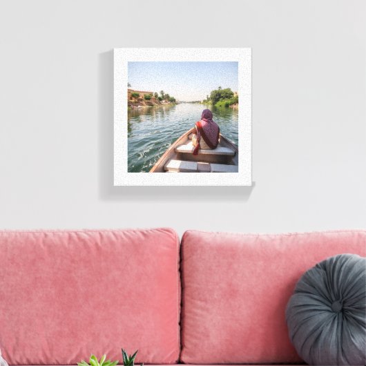 Toile Voyage tranquille sur le Nil (Insitu(Salon))