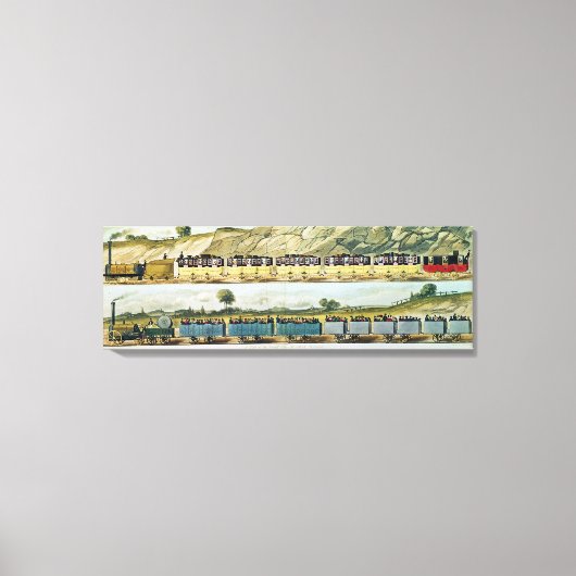 Toile Voyager sur la Liverpool et Manchester (Recto)