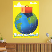 Toile Voyagez dans le monde (Insitu(Salon))