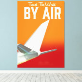 Toile Voyagez dans le monde par Air (Insitu (Plancher de Bois))