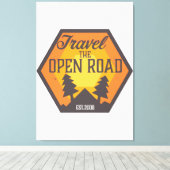 Toile Voyagez sur la route Ouverte (Insitu (Plancher de Bois))