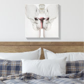 Toile Vue 3D Du Système De Reproduction Féminin (Insitu(Chambre))