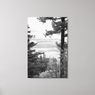 Toile Vue à l'ouest de la crête de Sandia, Montagnes,