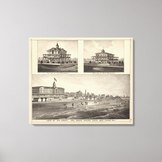Toile Vue à Sea Grove, Cape May Point (Recto)