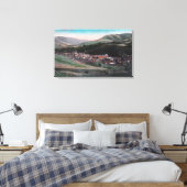 Toile Vue aérienne de CityCuldesac, ID (Insitu(Chambre))