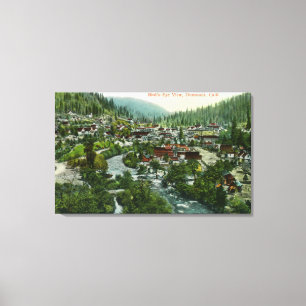 Toile Vue aérienne de CityDunsmuir, CA