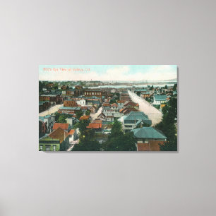 Toile Vue aérienne de CityVallejo, CA