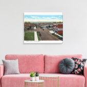 Toile Vue aérienne de Commerce Avenue (Insitu(Salon))