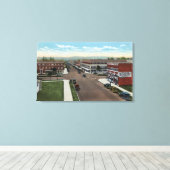 Toile Vue aérienne de Commerce Avenue (Insitu (Plancher de Bois))