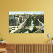 Toile Vue aérienne de Commonwealth Avenue (Insitu(Salon))