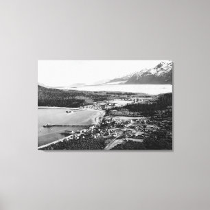 Toile Vue aérienne de Haines, Alaska