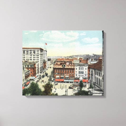 Toile Vue aérienne de Harrington Corner (Recto)