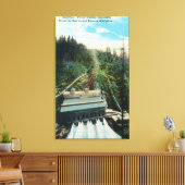 Toile Vue aérienne de la centrale électrique Electron (Insitu(Salon))