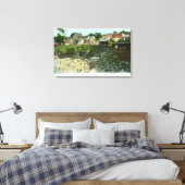 Toile Vue aérienne de la plage du bain (Insitu(Chambre))