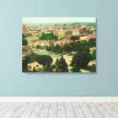 Toile Vue aérienne de la ville (Insitu (Plancher de Bois))