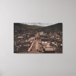 Toile Vue aérienne de la ville 16