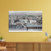 Toile Vue aérienne de la ville # 2Oakland, CA (Insitu(Salon))