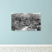 Toile Vue aérienne de la ville 6 (Insitu (Plancher de Bois))