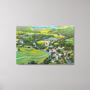 Toile Vue aérienne de la ville 9