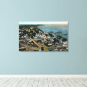 Toile Vue aérienne de la ville de Pèlerm (Insitu (Plancher de Bois))