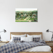 Toile Vue aérienne de la ville de Santa Cruz, CA (Insitu(Chambre))