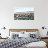 Toile Vue aérienne de la ville depuis les collines (Insitu(Chambre))