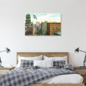 Toile Vue aérienne de Main Street (Insitu(Chambre))