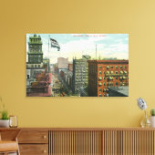 Toile Vue aérienne de Main Street (Insitu(Salon))