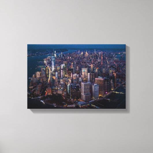 Toile Vue aérienne de Manhattan (Recto)