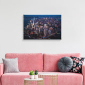 Toile Vue aérienne de Manhattan (Insitu(Salon))