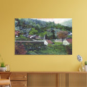 Toile Vue aérienne de McCray's Cloverdale, CA (Insitu(Salon))