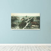 Toile Vue aérienne de Père Noël AveAlameda, CA (Insitu (Plancher de Bois))