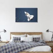 Toile Vue aérienne de Space Shuttle Discovery 2 (Insitu(Chambre))