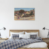 Toile Vue aérienne de toute la mission (Insitu(Chambre))