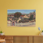 Toile Vue aérienne de toute la mission (Insitu(Salon))