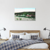 Toile Vue aérienne de TownKnowles, CA (Insitu(Chambre))