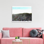 Toile Vue aérienne de TownSonora, CA (Insitu(Salon))