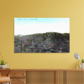 Toile Vue aérienne de TownSonora, CA (Insitu(Salon))