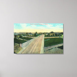 Toile Vue aérienne de troisième avenue