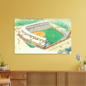 Toile Vue aérienne de Wrigley Field # 3Chicago, IL (Insitu(Salon))